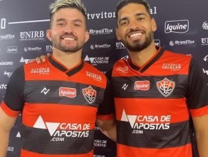 Vitória apresenta os reforços Guilherme Queiroz e Alisson Cassiano 