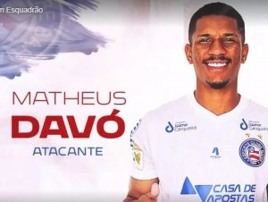 Bahia oficializa contratação de Matheus Davó