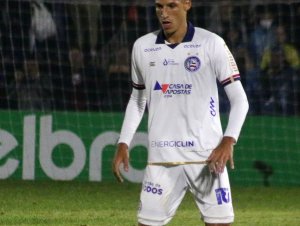 Após estreia como profissional pelo Bahia, Gabriel Xavier comemora: ''Indescritível''