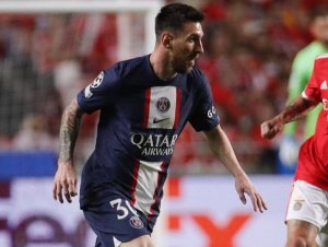 Com golaço histórico de Messi, PSG fica no empate com o Benfica pela Champions League