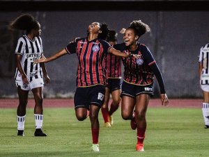 Brasileiro feminino: Nathane e Ary se destacam no triunfo do Bahia por 10 a 0 diante do Ceará