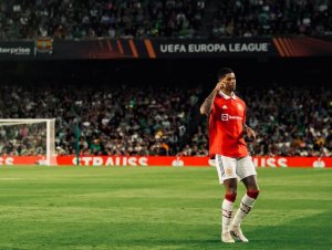 Europa League: Com golaço de Rashford, United volta a vencer o Real Bétis e vai às Quartas de Final