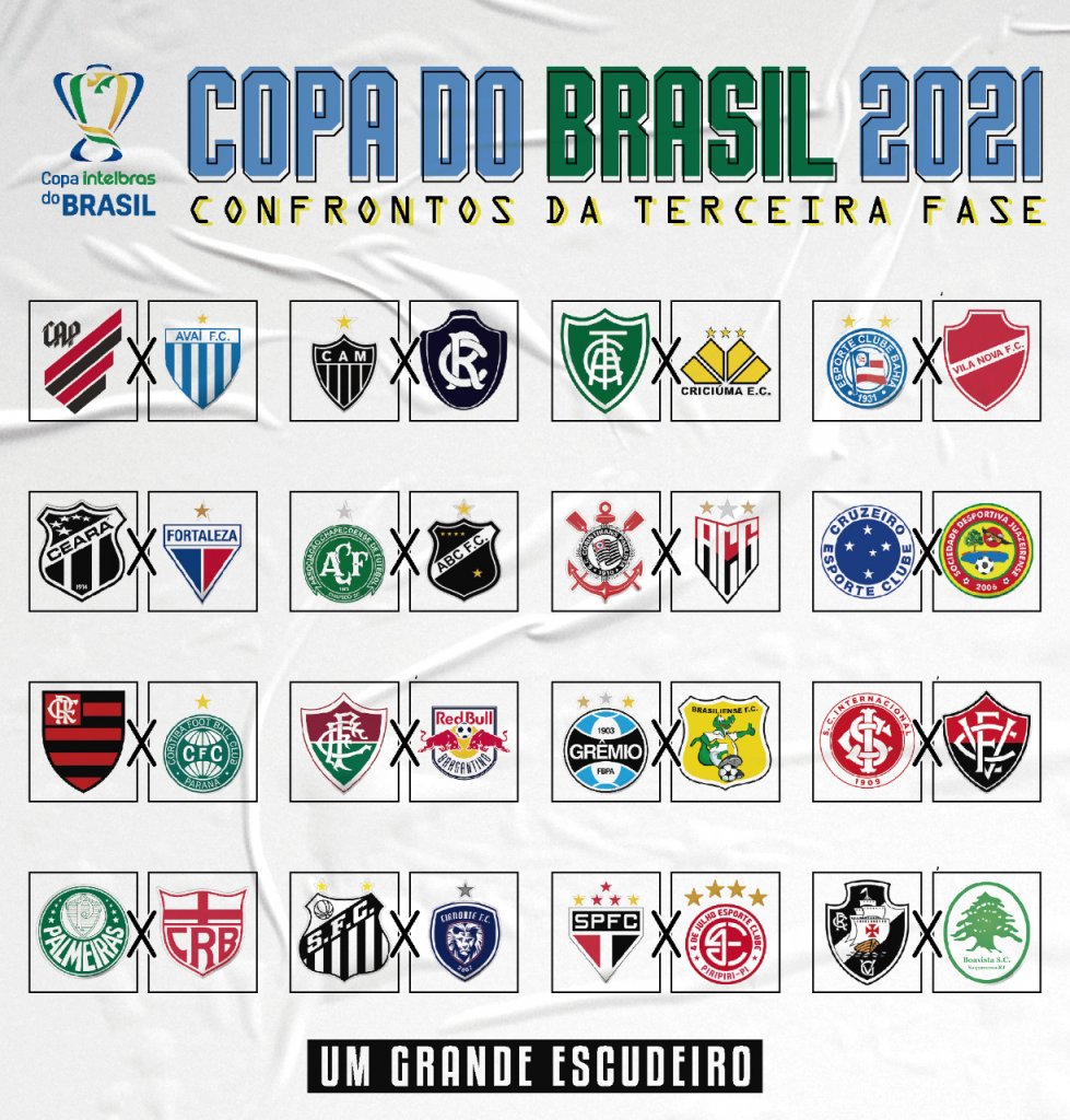 Confira os duelos definidos pela 3° fase da Copa do Brasil - Notícias -  Galáticos Online